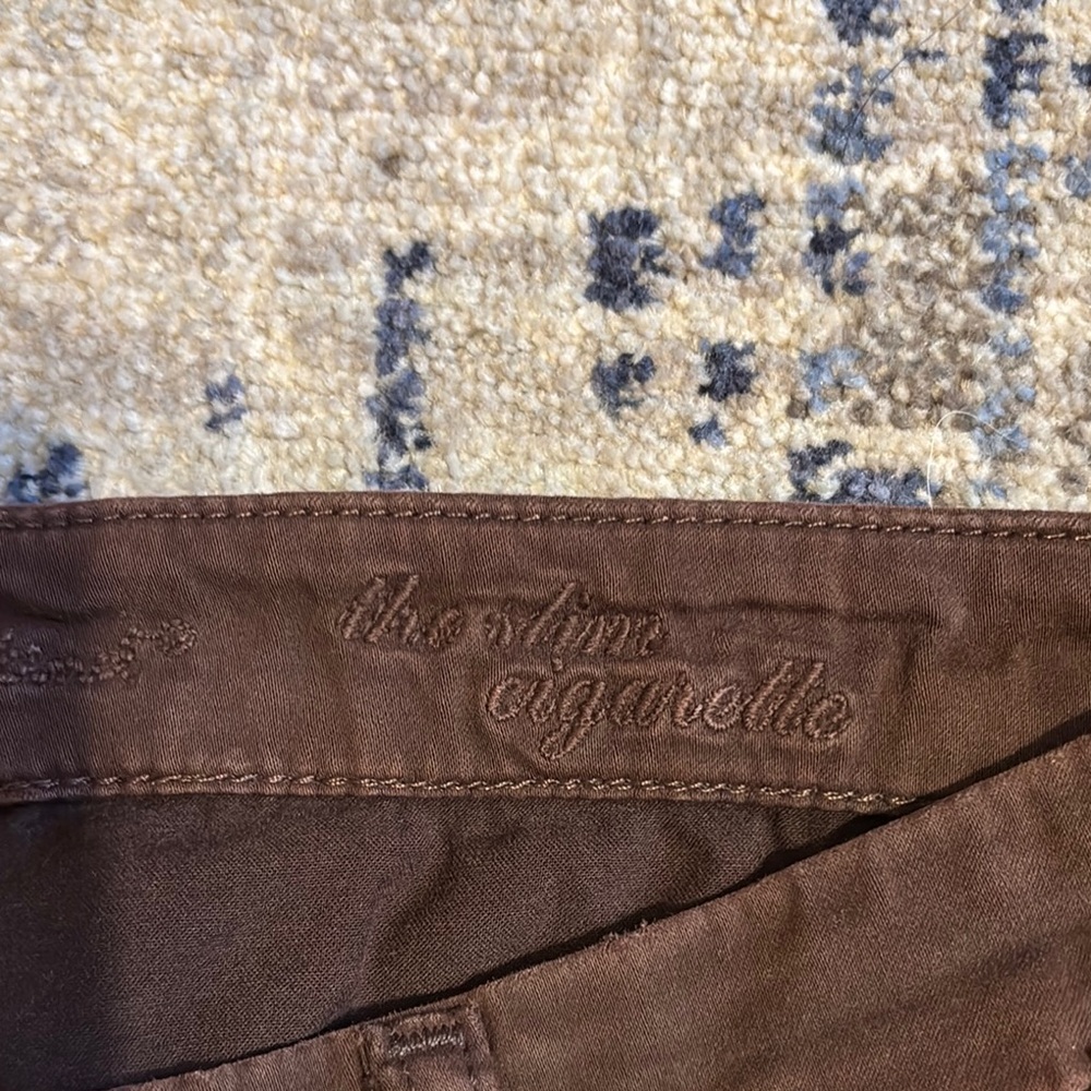 Brown Straight Leg Denim Jeans - Picture 8 of 8